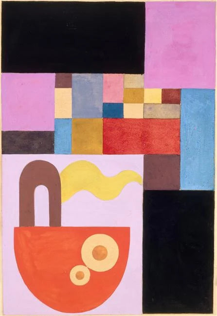 Motif abstrait (bateau). Composition verticale-horizontale (1917, version 2) - Sophie Taeuber-Arp