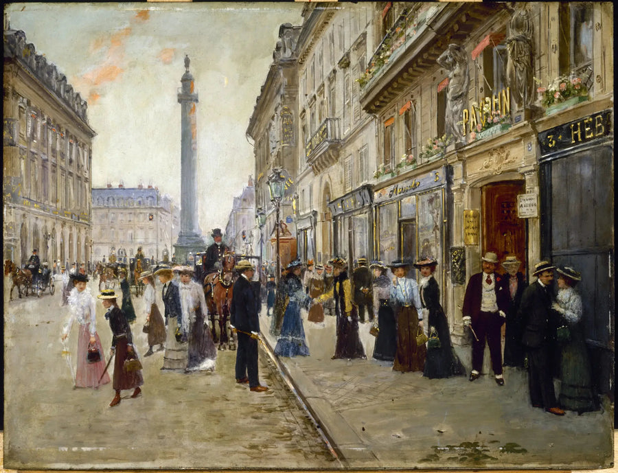 파킨 가의 하녀들이 나오는 장면 - 장 브로

Source:
Sortie des ouvrières de la maison Paquin - Jean Béraud