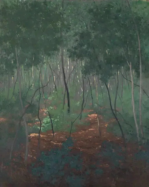숲속, 가벼운 나무들 - 펠릭스 발로통

Source:
Sous-bois, arbres légers - Félix Vallotton