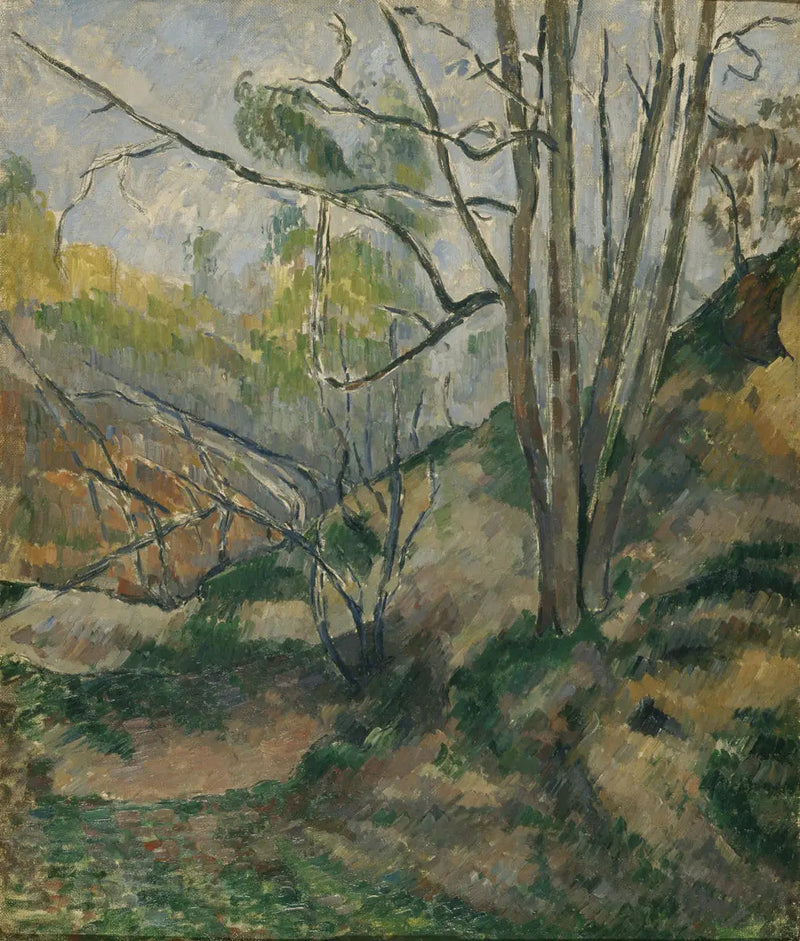 숲속 - Paul Cézanne