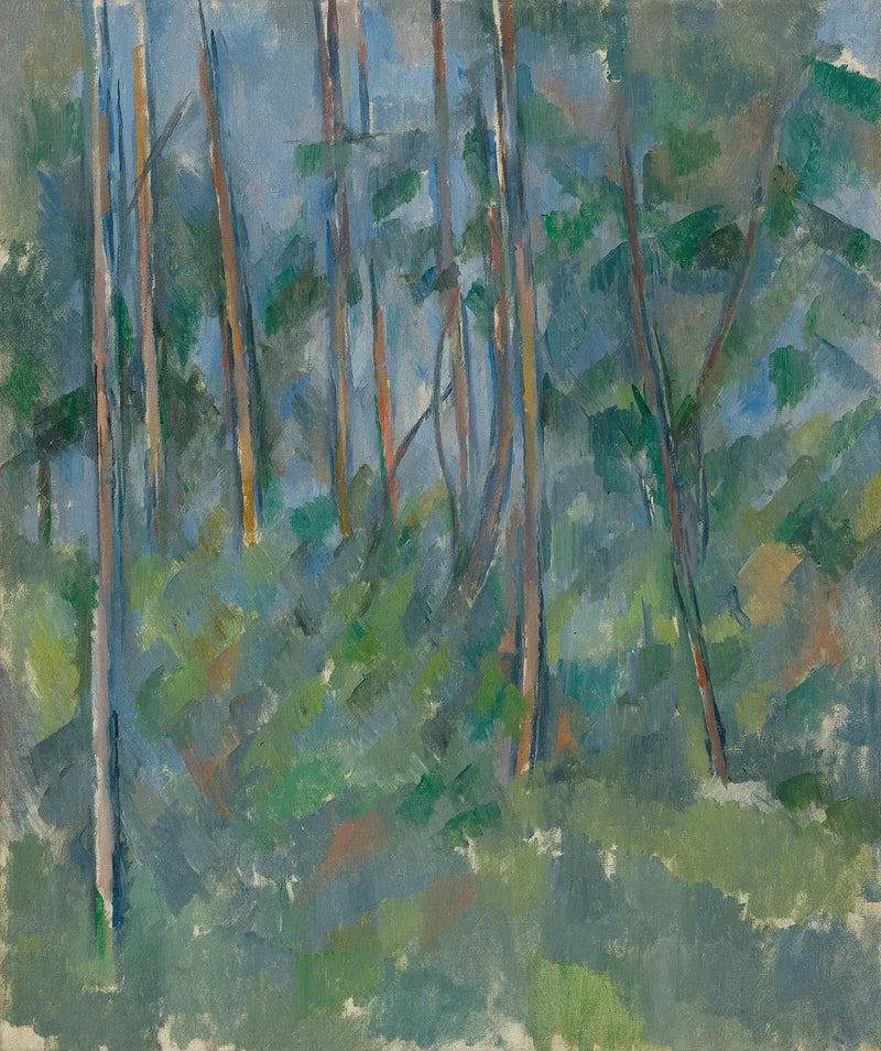 숲속 - Paul Cézanne
