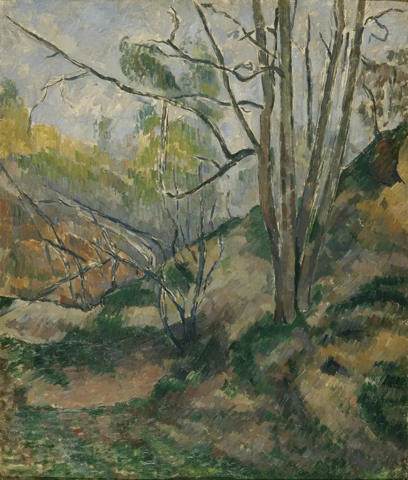 숲속 - Paul Cézanne