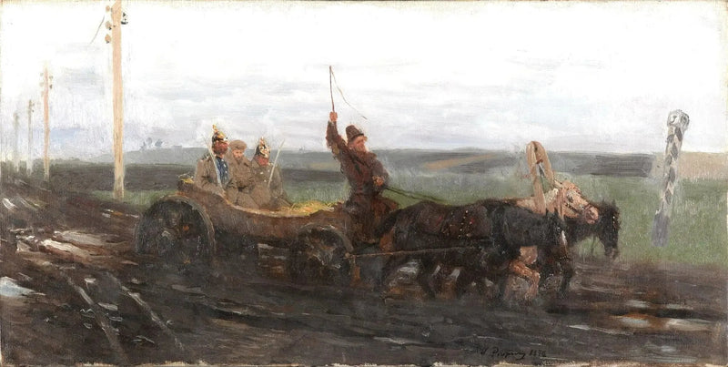 잘 보관하십시오. 판매 도로에서 - 일리야 레핀

Source:
Sous bonne garde. Sur une route de vente - Ilya Repin