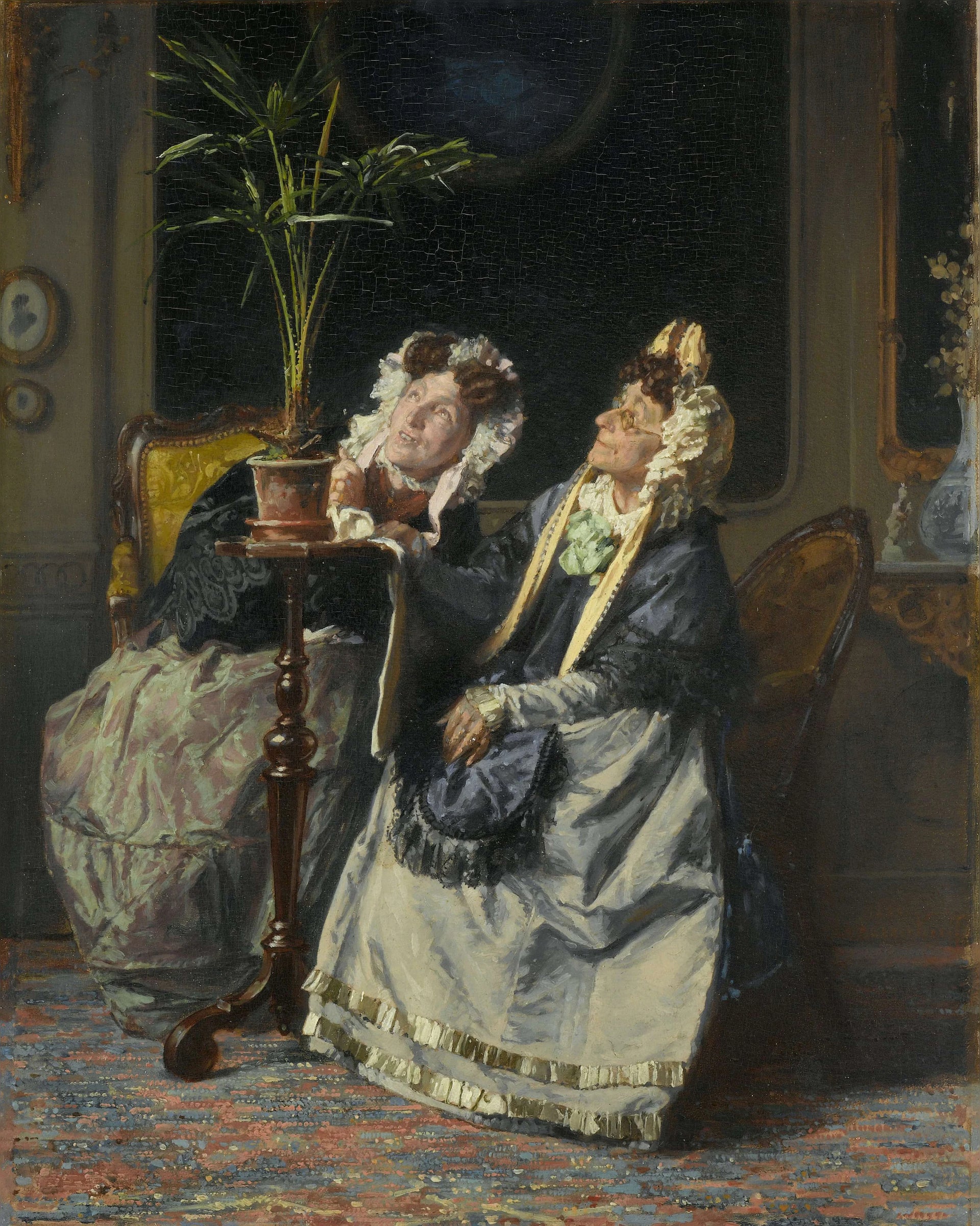 "Sous les palmiers". - Alexander Hugo Bakker Korff