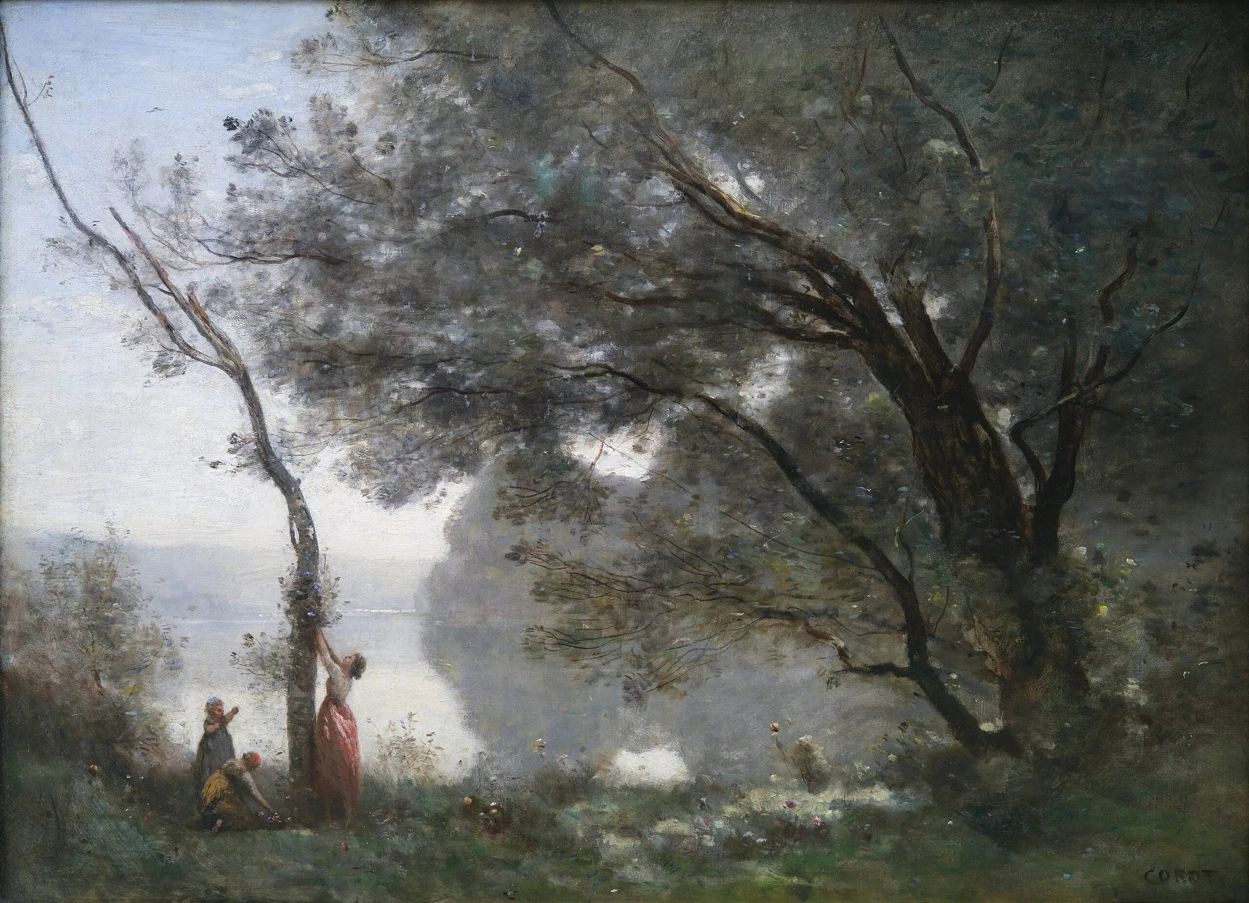 Souvenir de Mortefontaine - Jean-Baptiste Camille Corot - Alpha Reproduction