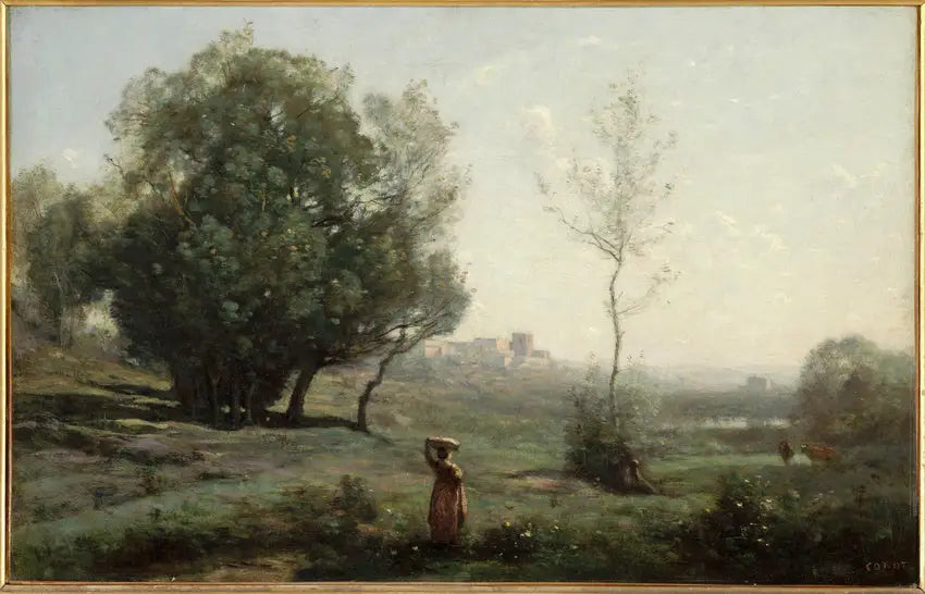 Souvenir des Landes - Jean-Baptiste Camille Corot - Alpha Reproduction
