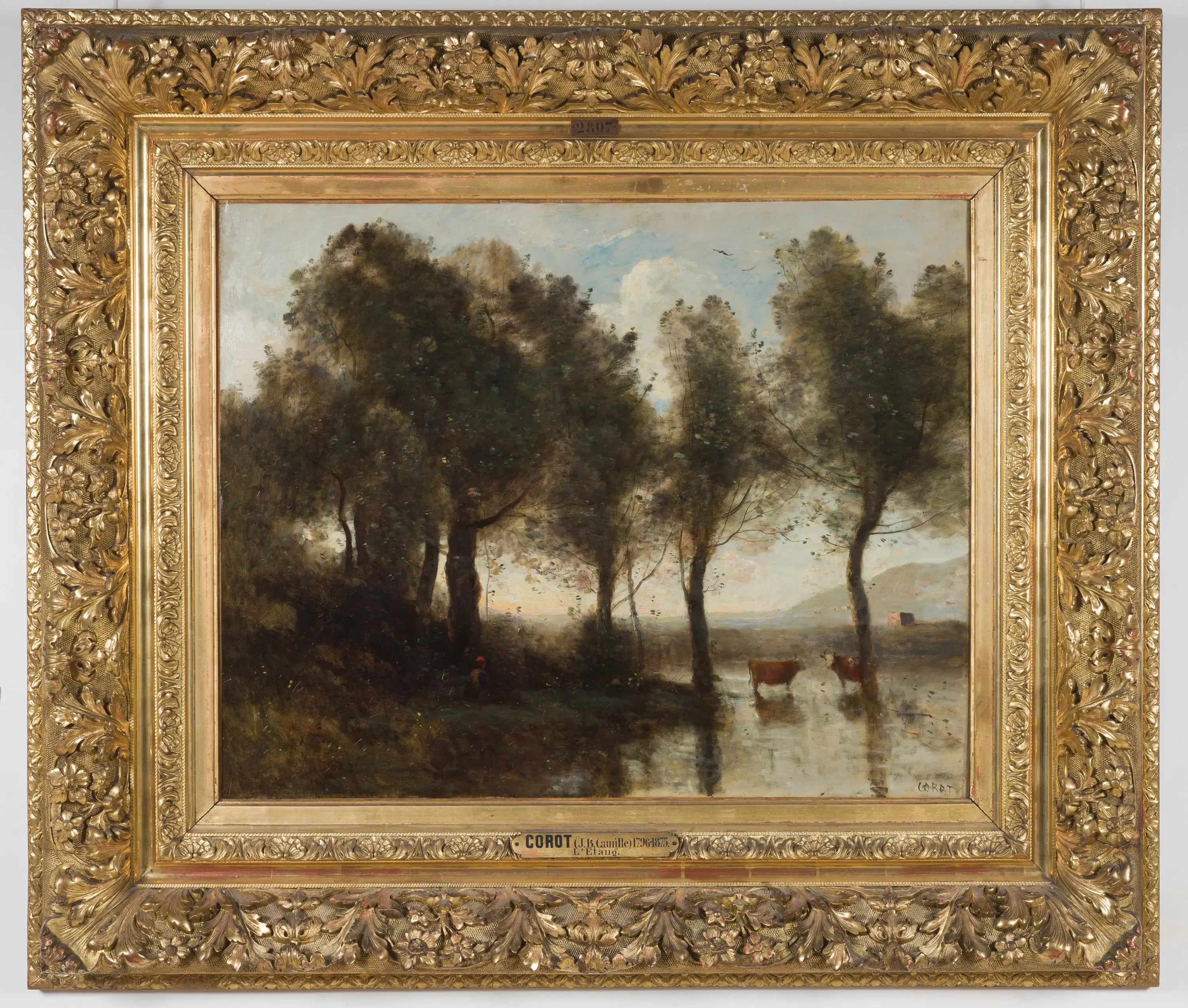 Souvenir des marais du Beauvaisis. L’étang - Jean-Baptiste Camille Corot - Alpha Reproduction