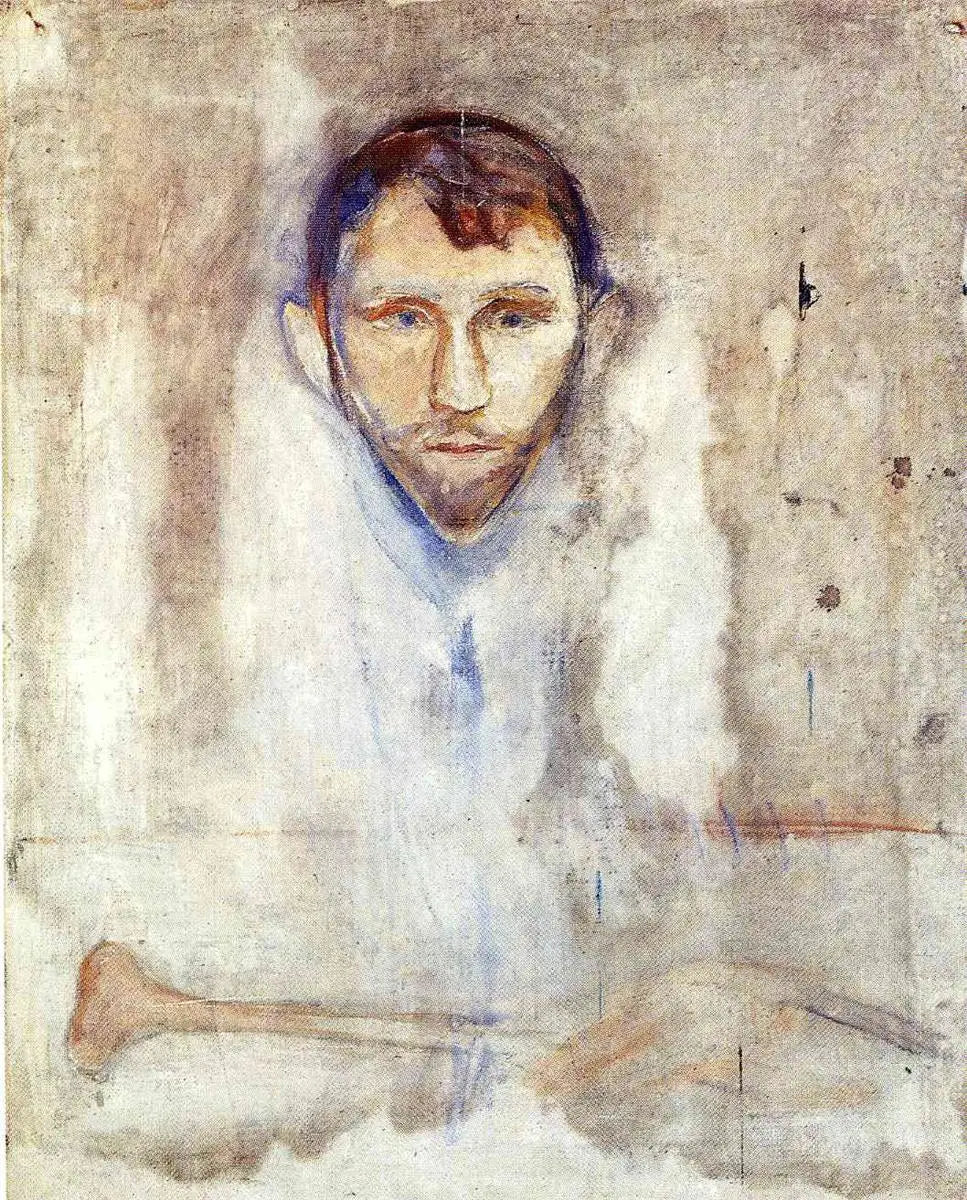 Reproduction du tableau « Stanisław Przybyszewski - Edvard Munch » par Alpha Reproduction en peinture à l’huile