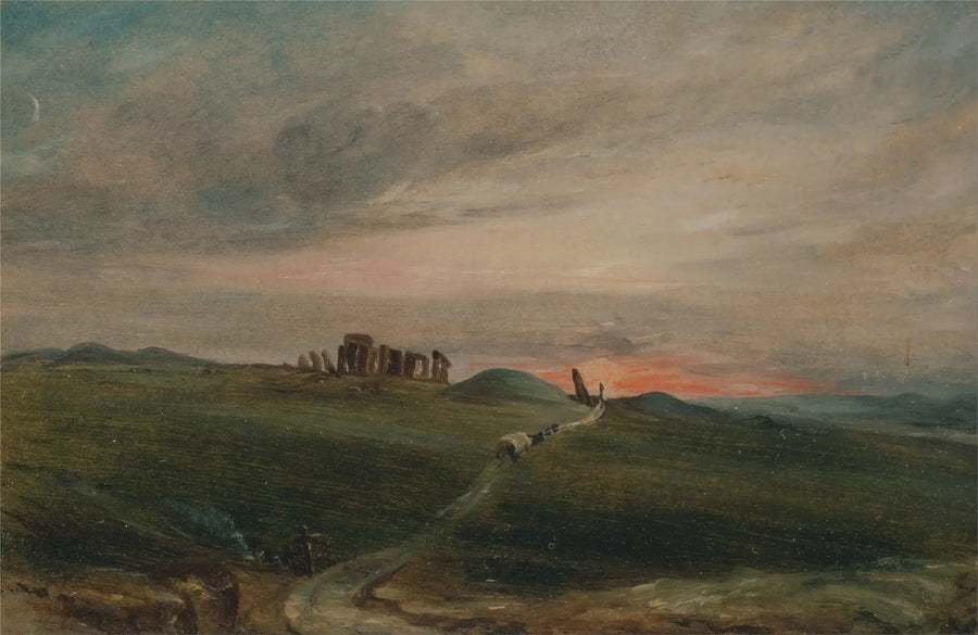 석순이 해질녘 태양 아래 - 존 콘스터블

Source:
Stonehenge au soleil couchant - John Constable