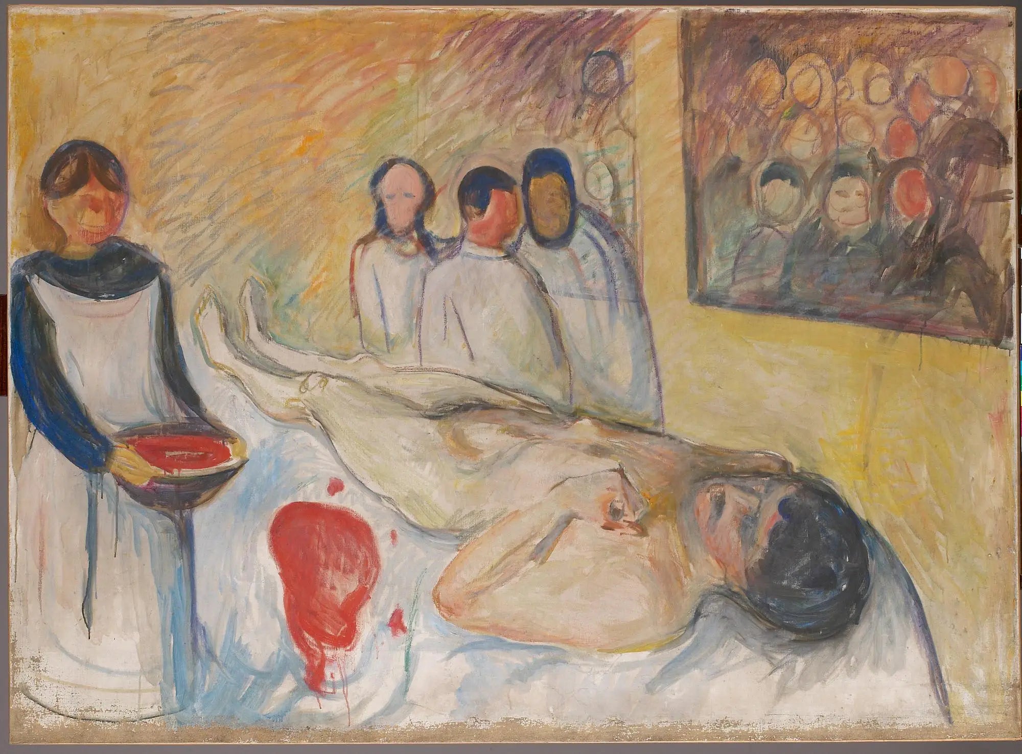 Reproduction du tableau « Sur la table d'opération - Edvard Munch » par Alpha Reproduction en peinture à l’huile