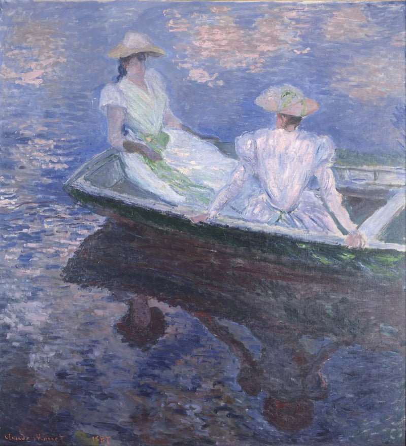 배 위에서 - Claude Monet