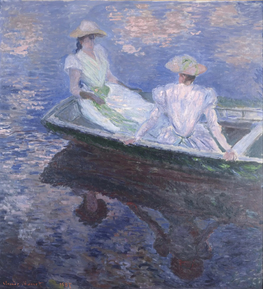 배 위에서 - Claude Monet
