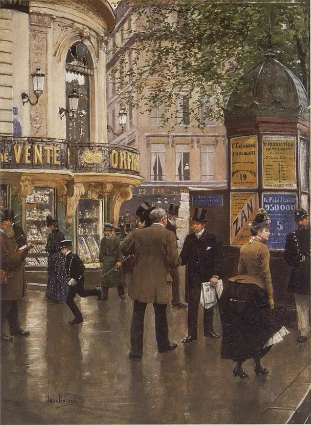 보도 거리 - 장 보로

Source:
Sur le boulevard - Jean Béraud