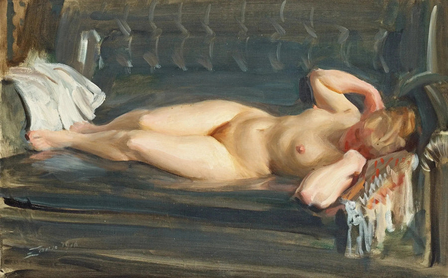 푸른 회색 가죽 소파 위에 - 앙드레 손

Source:
Sur le canapé en cuir bleu-gris - Anders Zorn