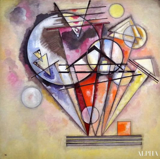 Sur les pointes - Vassily Kandinsky - Reproductions de tableaux et peintures haut de gamme