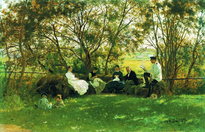 잔디 벤치 위에서 - 일리아 레핀

Source:
Sur un banc en gazon - Ilya Repin