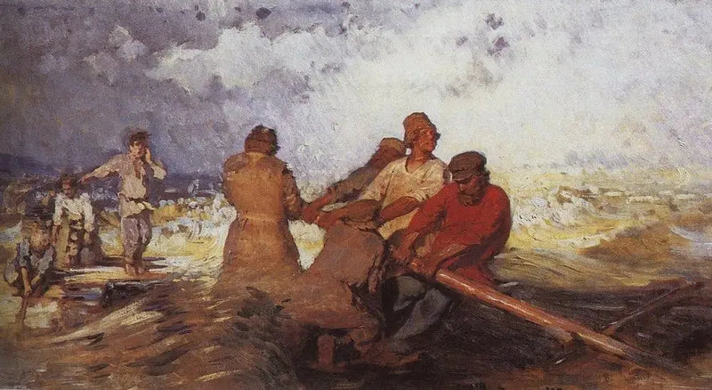 볼가 강의 폭풍 속에서 뗏목 위에 - 일리야 레핀

Source:
Sur un radeau dans la tempête sur la Volga - Ilya Repin