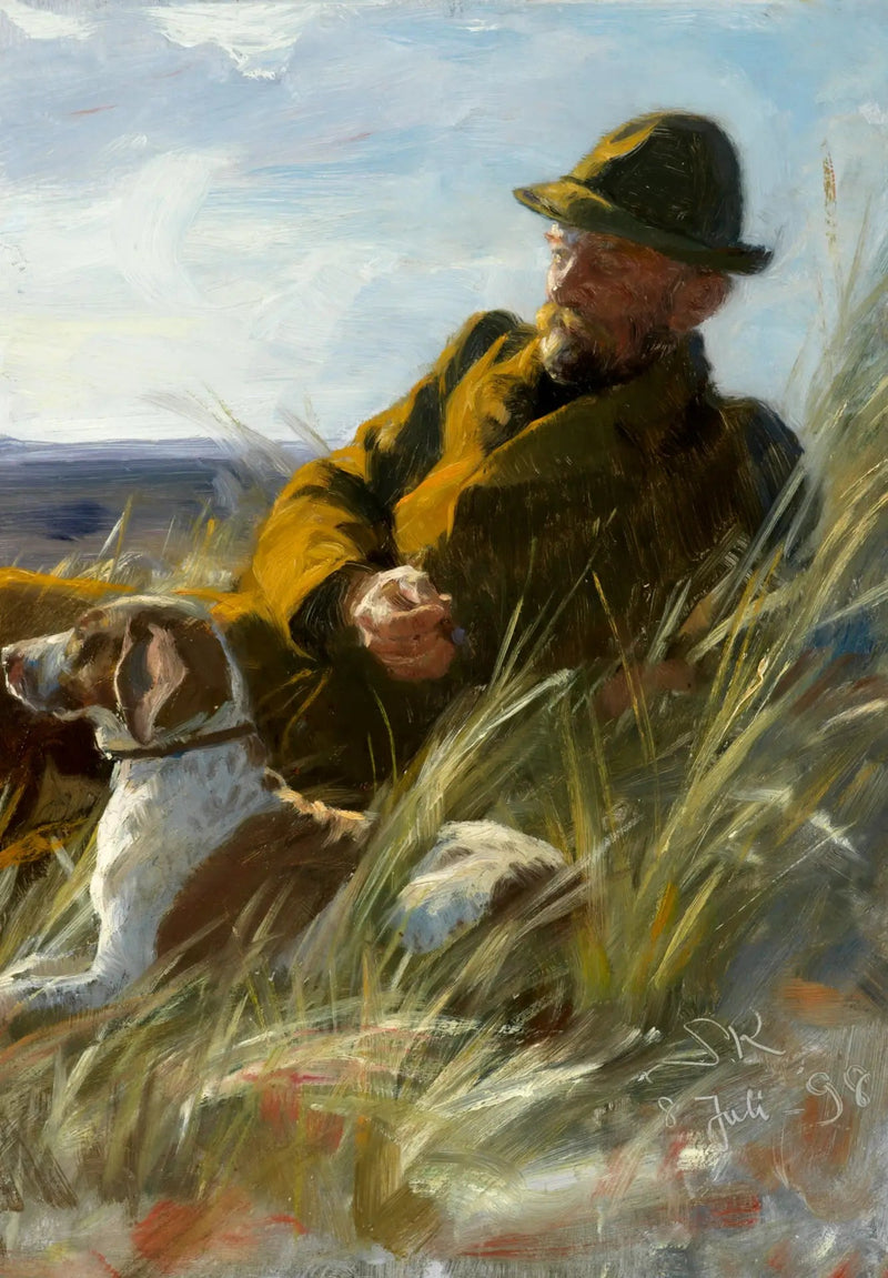 C. F. Dahlerup의 Surplantation과 Jagthund - Peder Severin Krøyer
