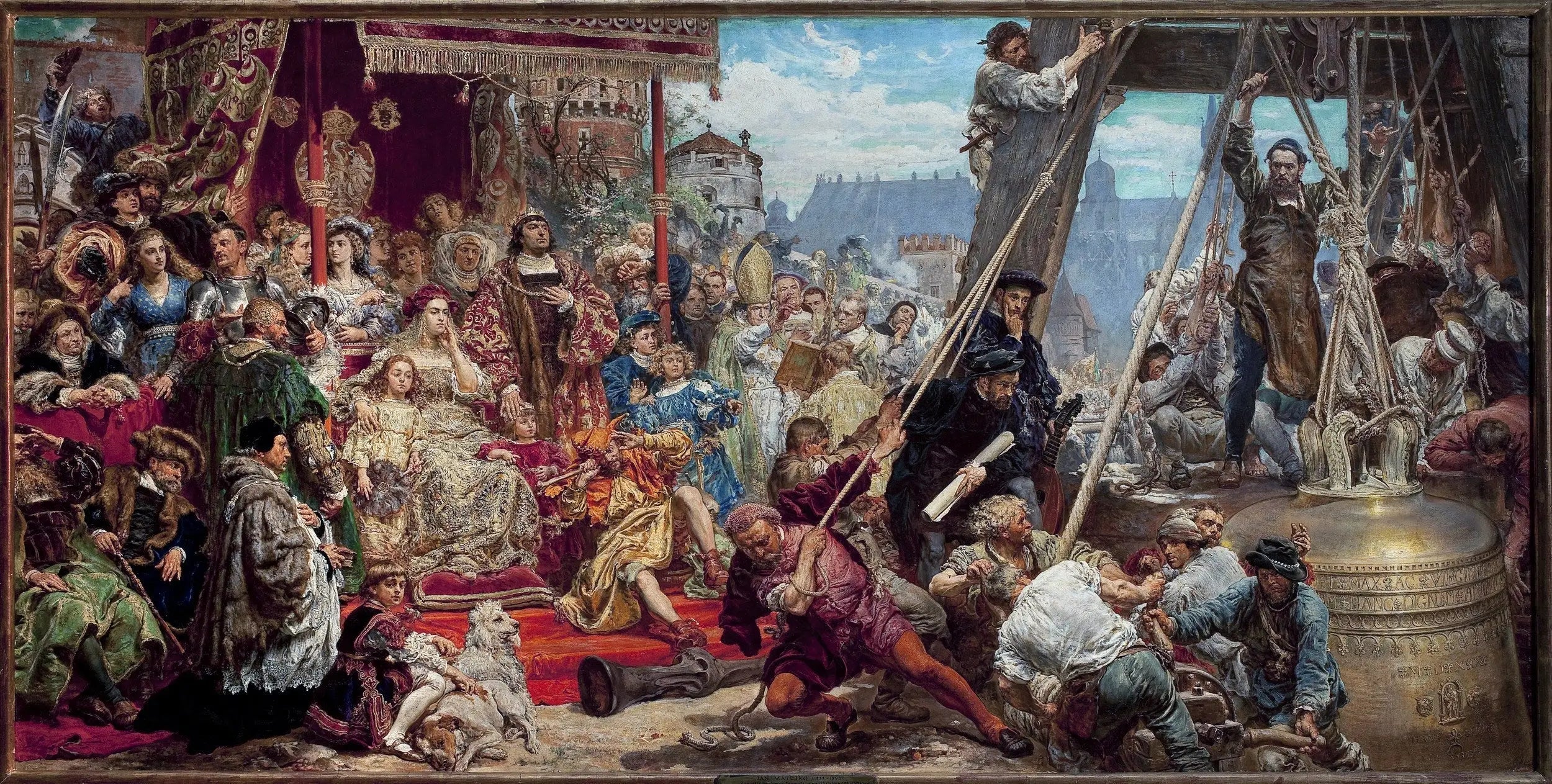 Suspension de la Cloche Sigismond - Jan Matejko - Alpha Reproduction