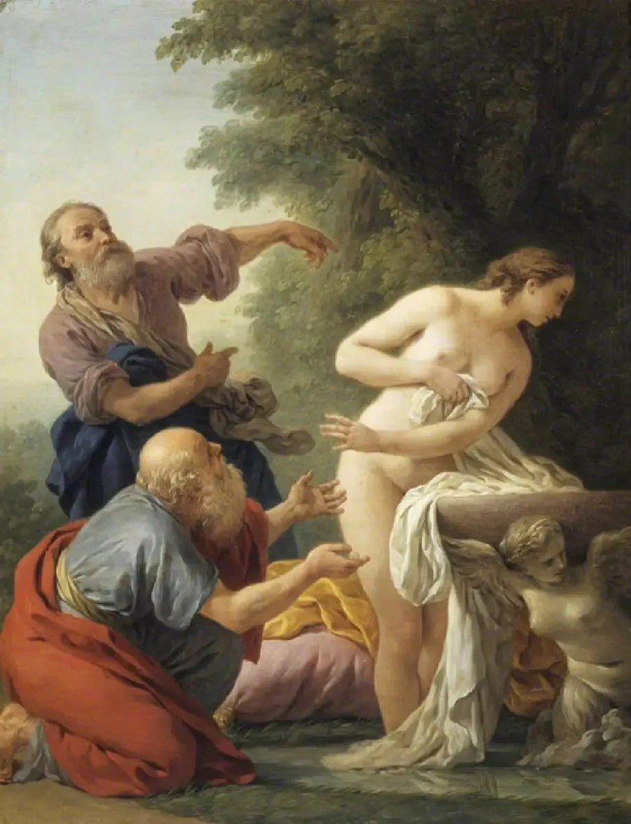 수잔과 노인들 - 루이 장 프랑수아 라그레네

Source:
Suzanne et les vieillards - Louis Jean François Lagrenée