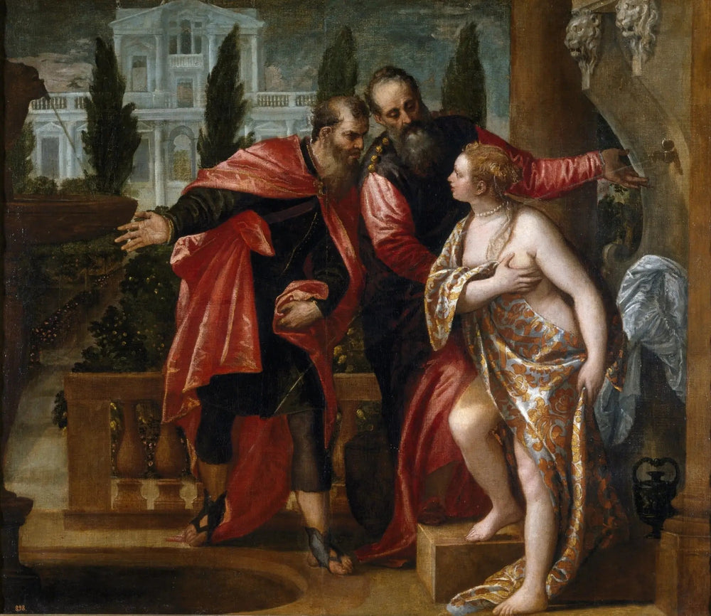 Suzanne et les vieillards - Paul Véronèse image 1 copie de tableau peinte à la main