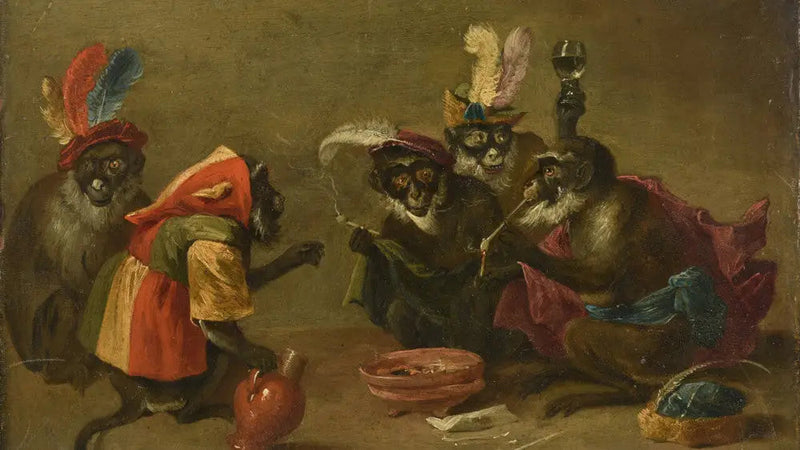 원숭이의 다락방 - 데이비드 테니에르 르 쥬네

Source:
Tabagie de singes - David Teniers le Jeune
