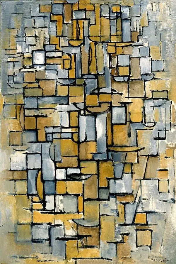 Tableau n°1 - Piet Mondrian image 1 tableau peint à l’huile sur toile