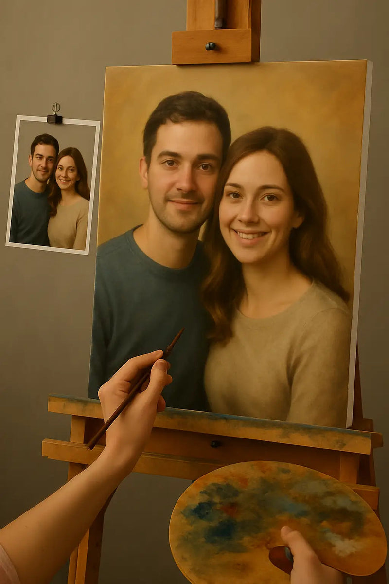 💑 맞춤 커플 그림 – 독특하고 감성적인 유화