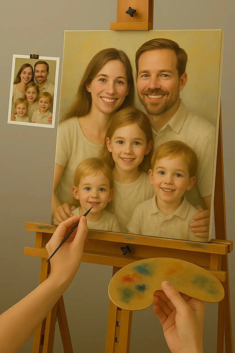 맞춤형 가족 그림