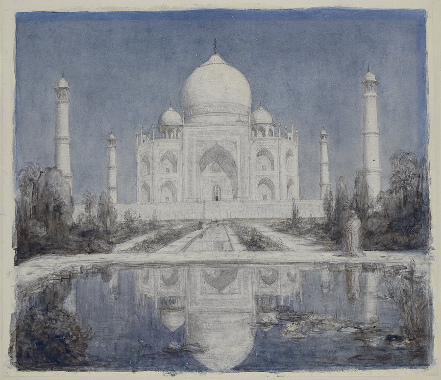 Taj Mahal au clair de lune - Marius Bauer