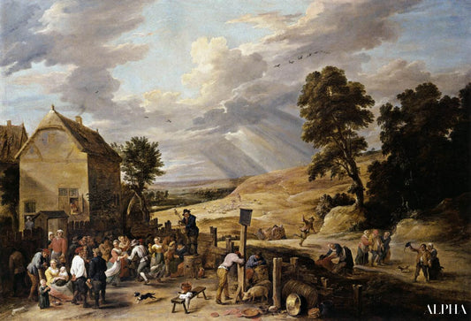 Taverne du singes - David The Younger Teniers - Reproductions de tableaux et peintures haut de gamme