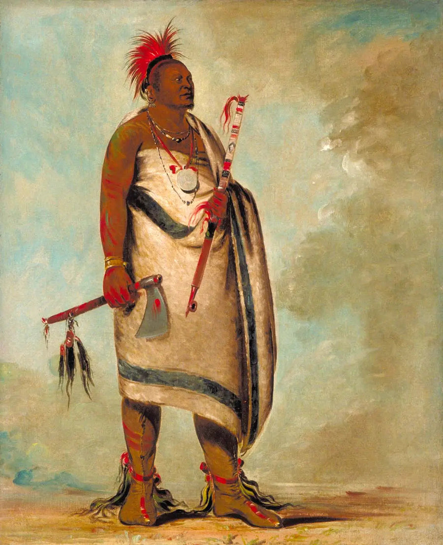 청타스사비, 검은 개, 두 번째 주방장 - 조지 캐틀린

Source:
Tchong-tas-sáb-bee, Chien noir, deuxième chef - George Catlin
