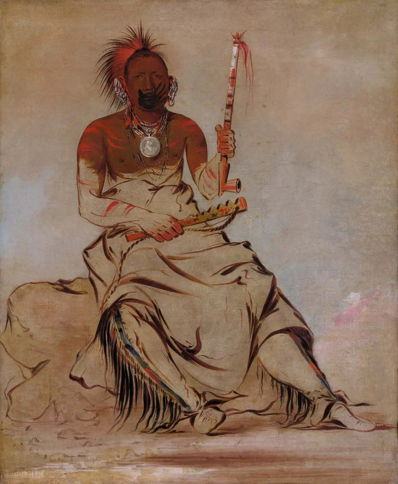 테아케라레쿠, 더 샤이언, 언 파우니 공화당원 - 조지 캐틀린

Source:
Te-ah'-ke-ra-lée-re-coo, The Cheyenne, un Pawnee républicain - George Catlin