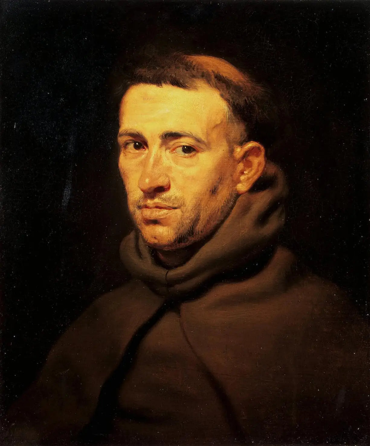 Tête d'un moine franciscain - Peter Paul Rubens image 1 copie de tableau peinte à la main
