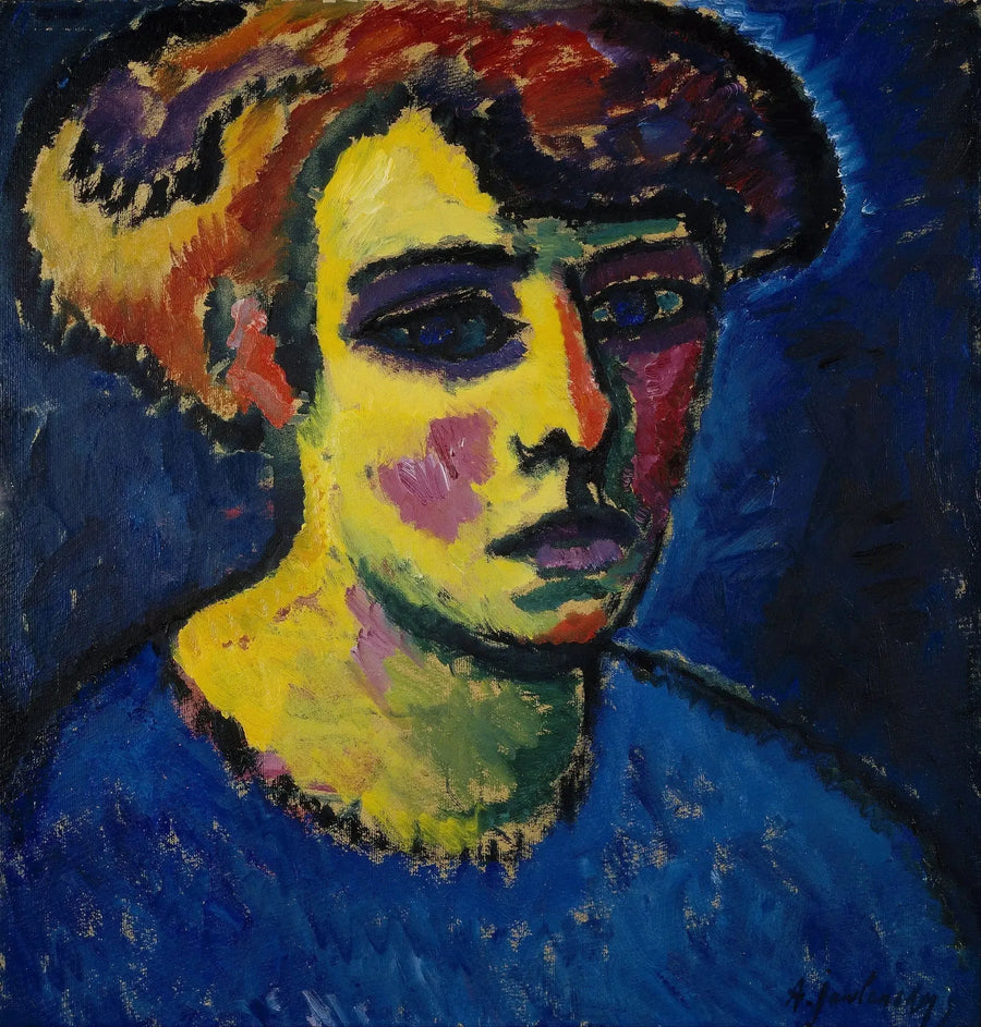 여성의 머리 - 알렉세이 폰 자울렌스키

Source:
Tête de femme - Alexej von Jawlensky