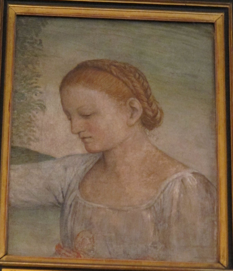 소녀의 머리 - 베르나르디노 루이니