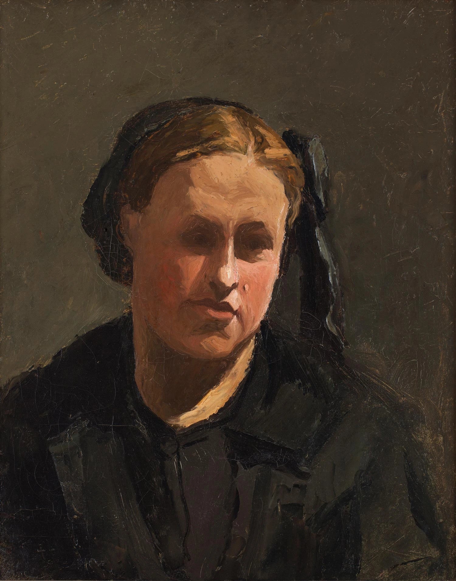 Tête de femme W15 par Claude Monet, 1862–1863, musée Marmottan Monet