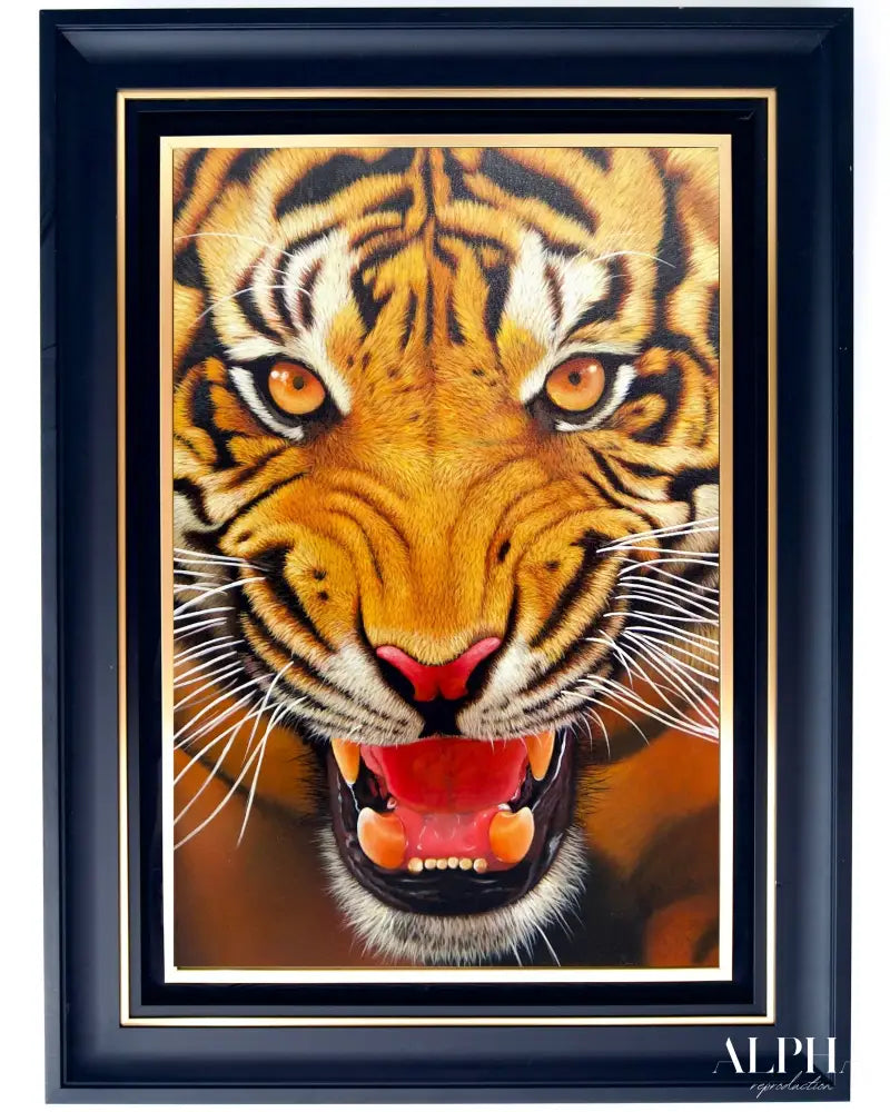 The Strength of the Tiger - Ketwalin | 95 x 105 cm Reproductions de tableaux à la peinture à l’huile