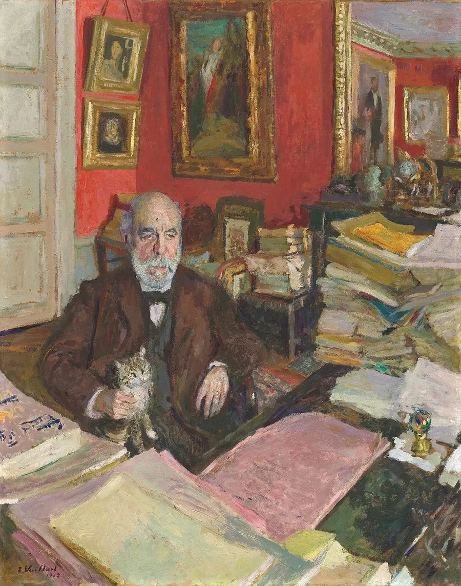 Théodore Duret - Édouard Vuillard image 1 reproduction de peinture à l’huile