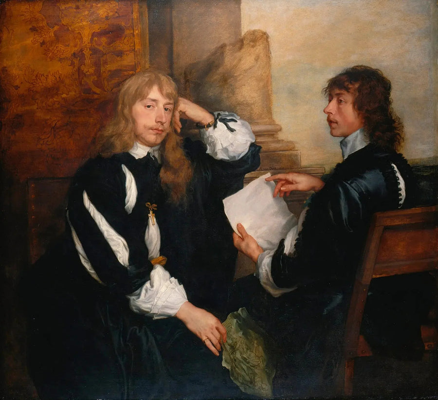 토마스 킬리그리와 윌리엄 크로프트 경(?) - 앙투안 반 다이크

Source:
Thomas Killigrew et William, Lord Crofts (?) - Antoine van Dyck