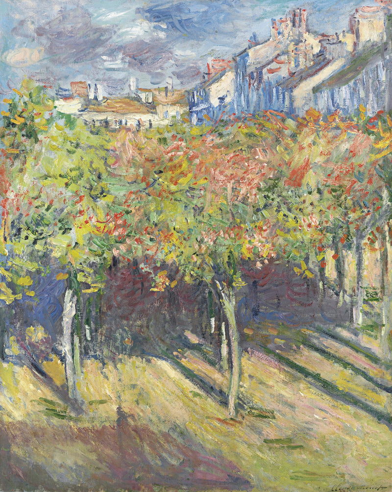 포아시의 린든 나무 - Claude Monet