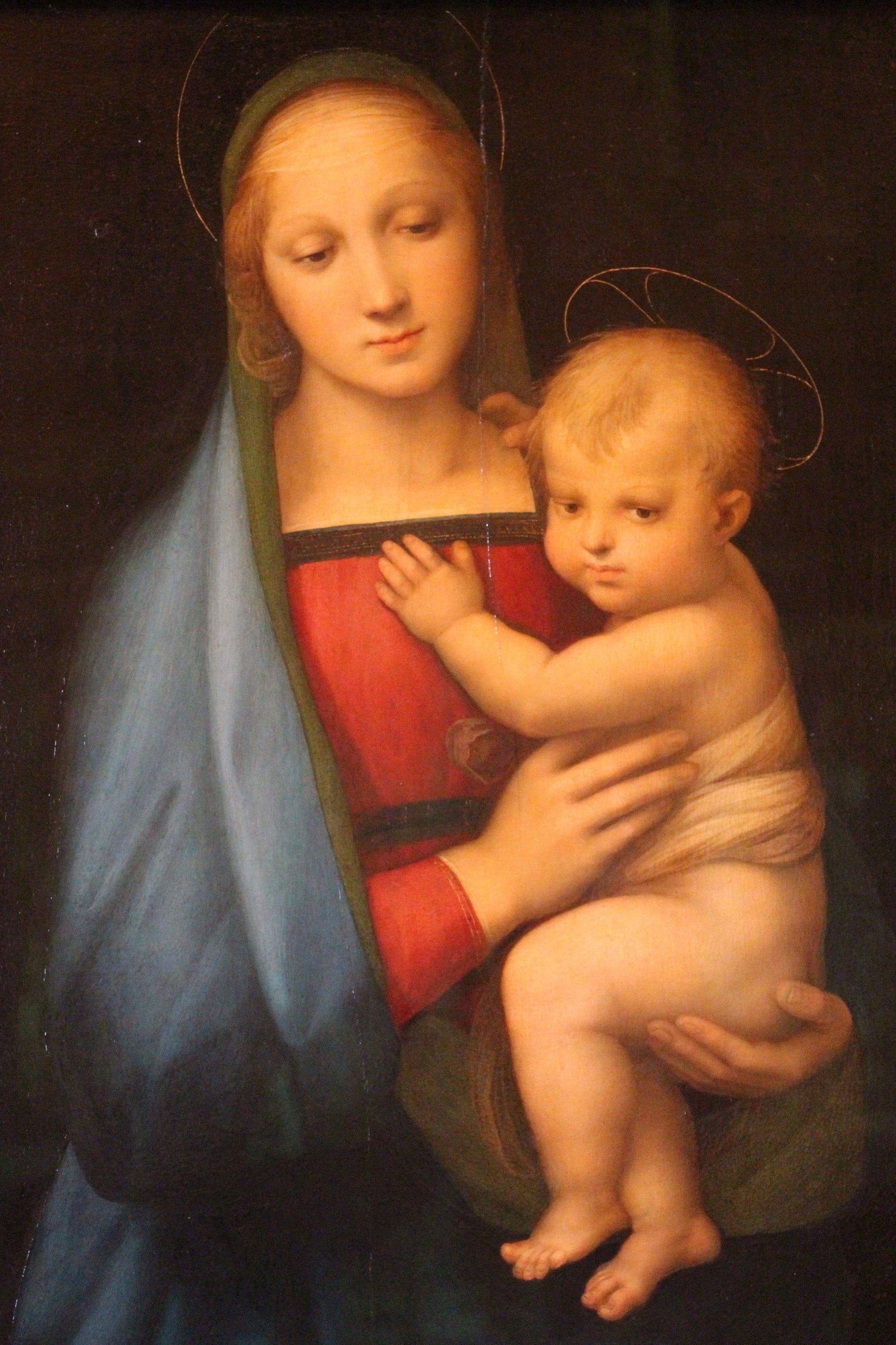 Vierge à l'Enfant, Madonna del Granduca - Raphaël Sanzio - Réproduction huile sur toile
