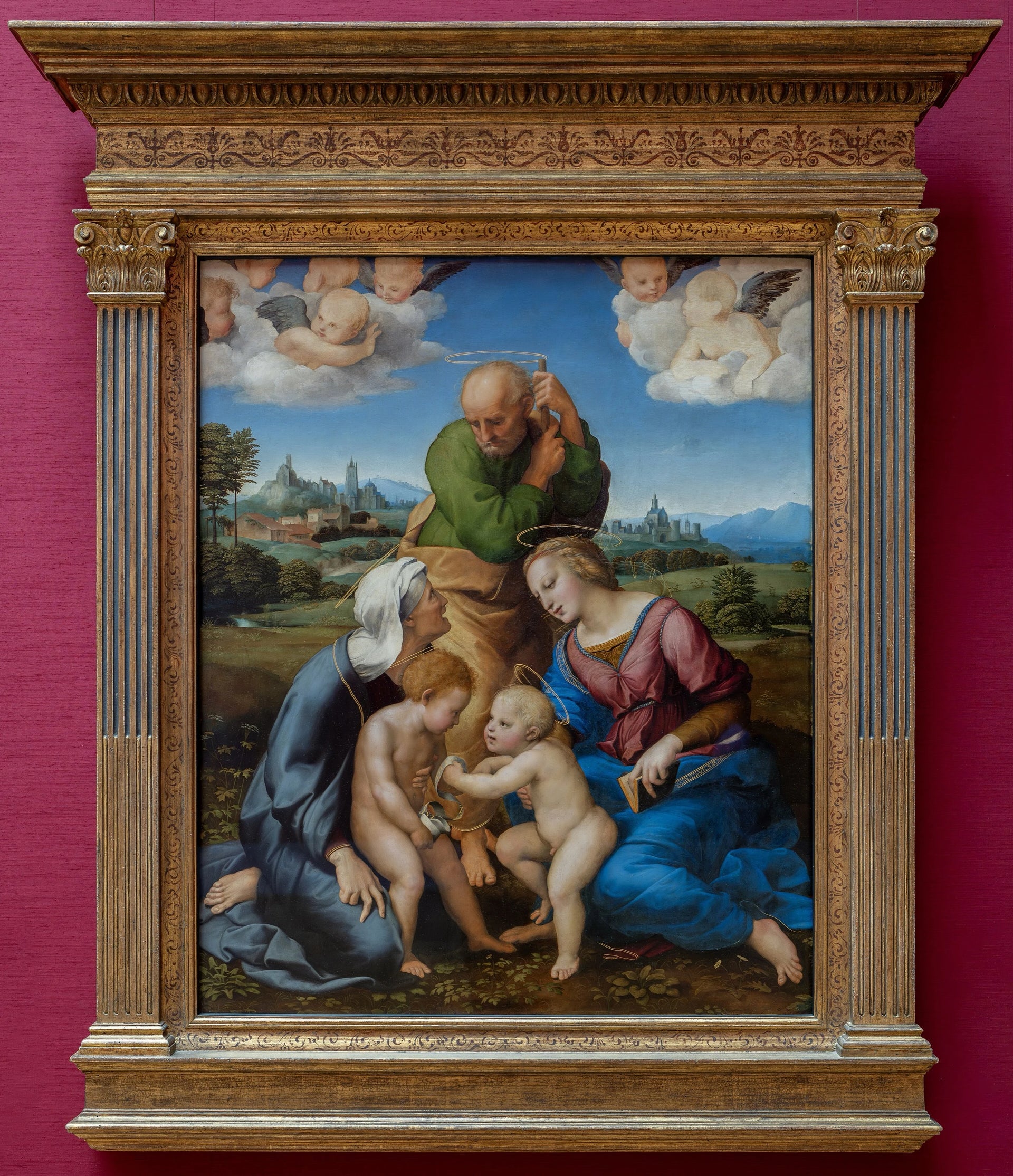 La Sainte Famille Canigiani - Raphaël Sanzio - Réproduction huile sur toile