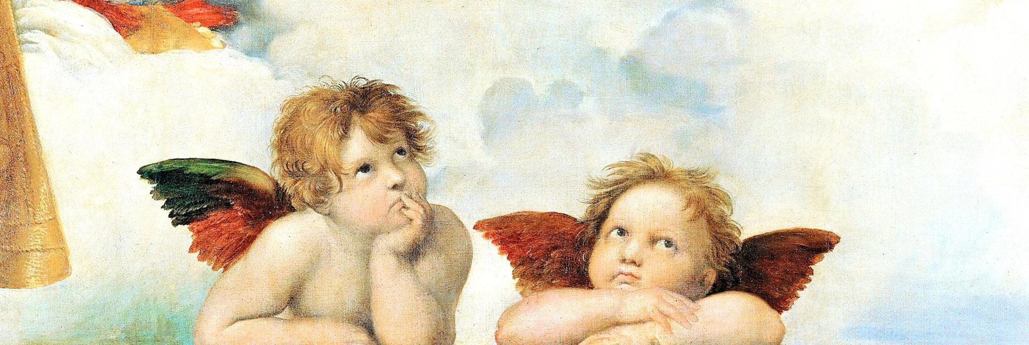 Chérubins de la Madone Sixtine - Raphaël Sanzio - Réproduction huile sur toile