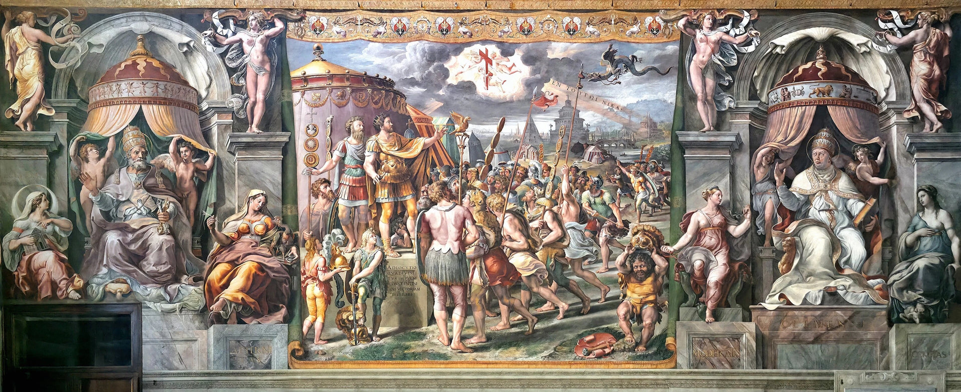 La Vision de la Croix - Raphaël Sanzio - Réproduction huile sur toile