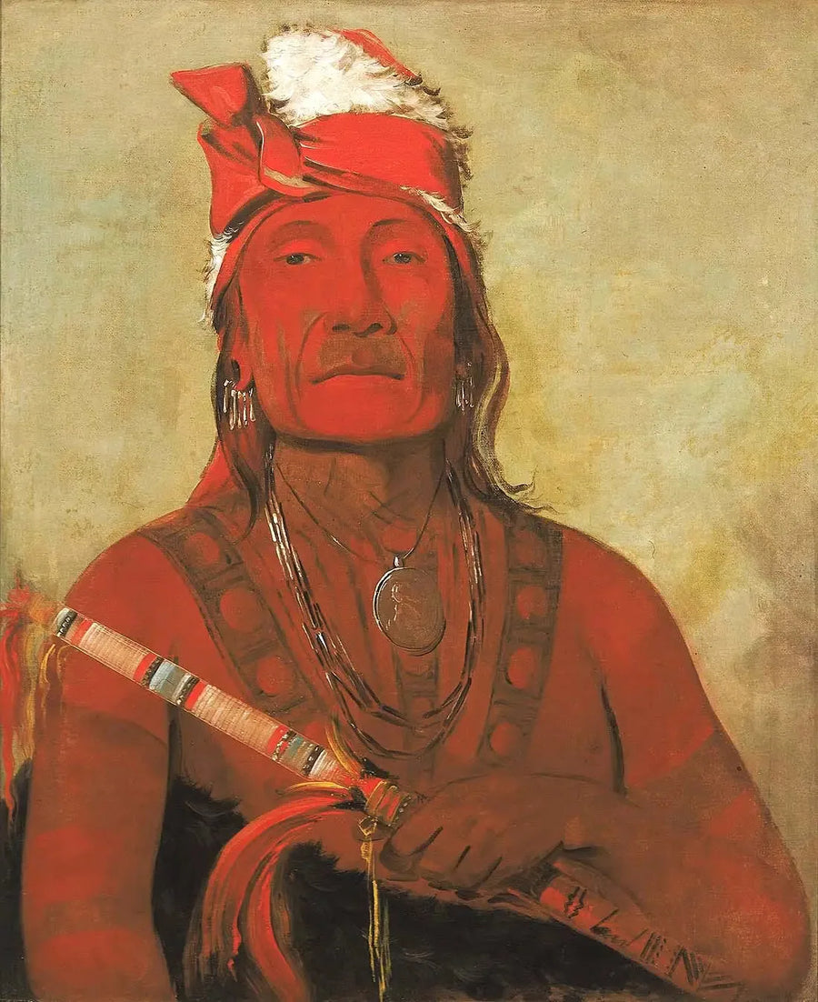 토키에토, 뿔이 달린 피에르, 추장 - 조지 캐틀린

Source:
Toh-kí-e-to, pierre avec des cornes, un chef - George Catlin
