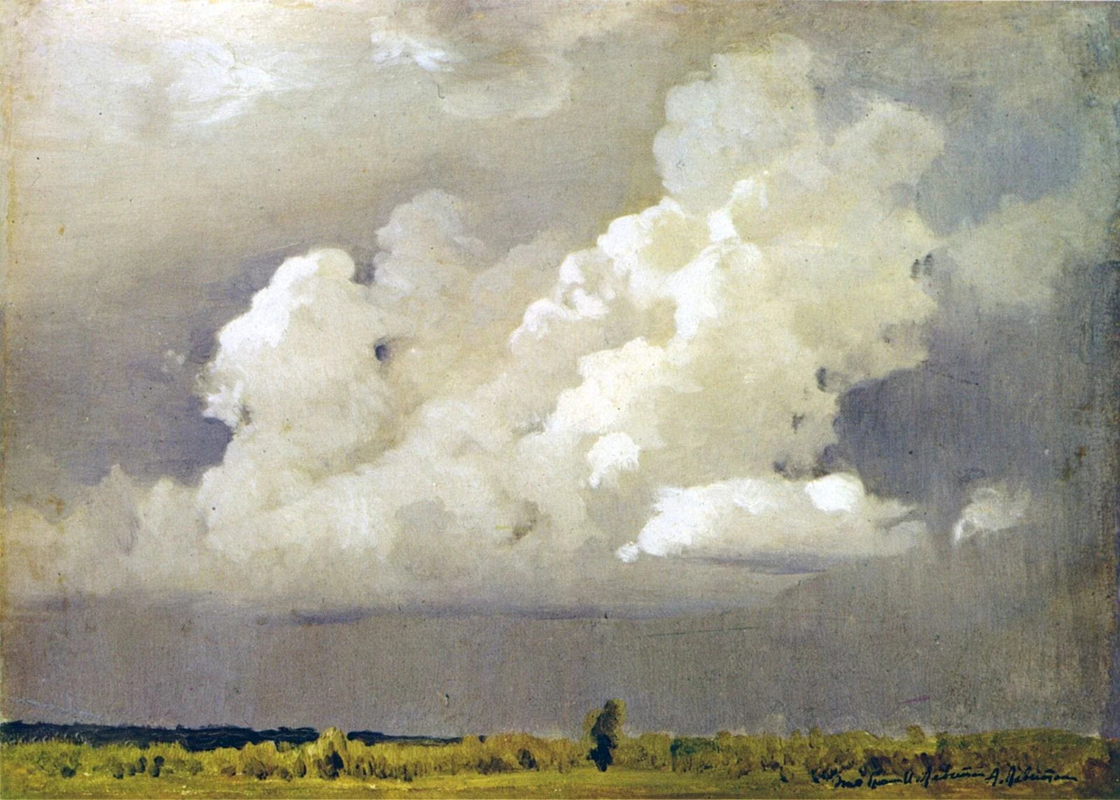 Avant la tempête, peinture de Isaac Levitan