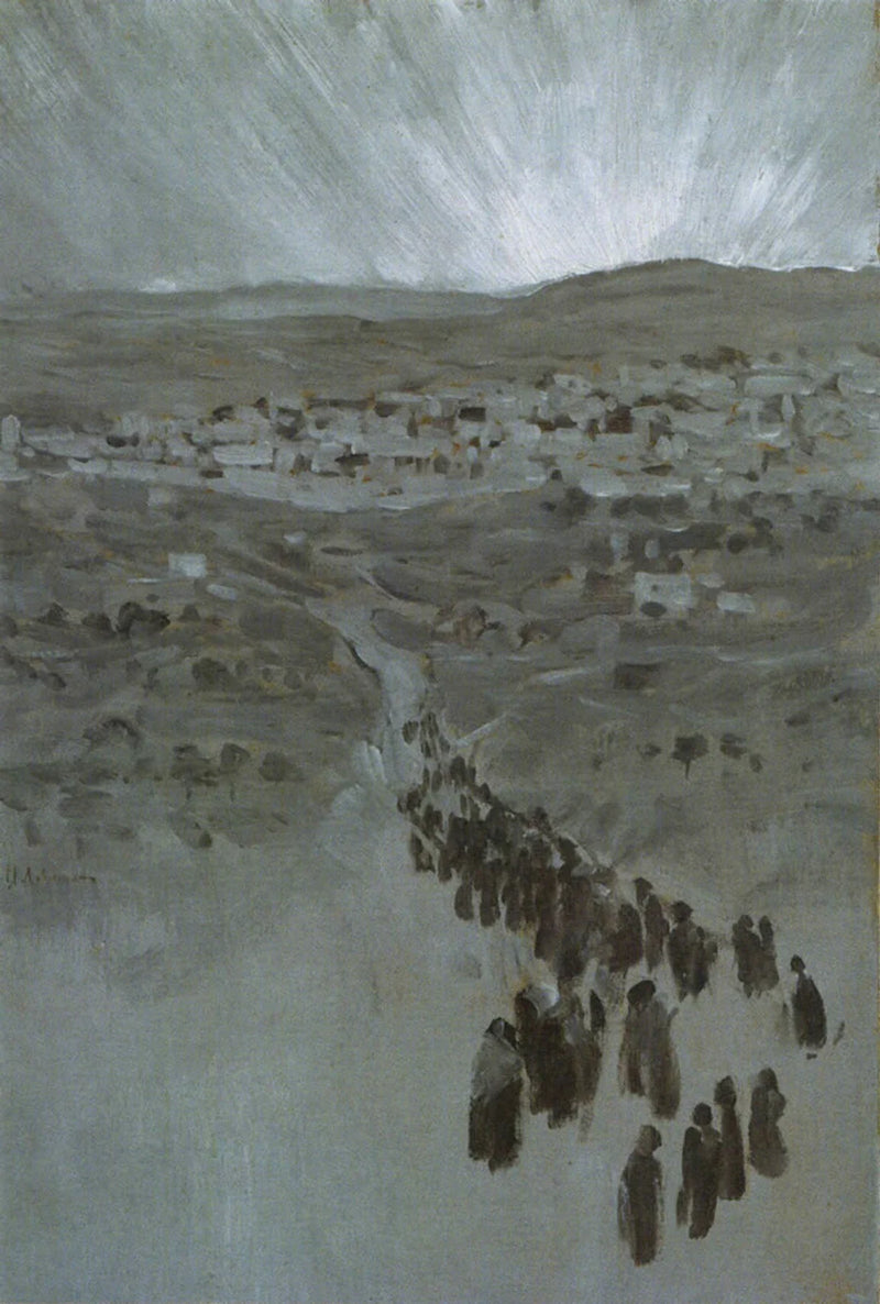 Sur le chemin de Sion - Isaac Levitan