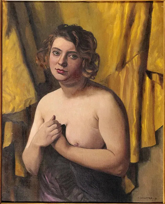 여성의 상반신 - 펠릭스 발로통

Source:
Torse de femme - Félix Vallotton