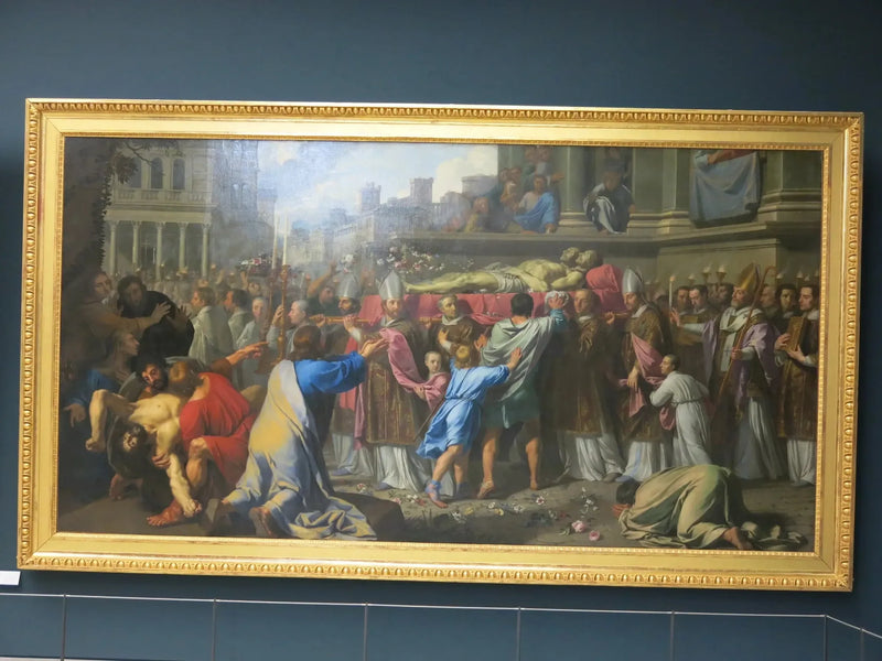 생제르베이와 생프로테이 성인들의 몸의 번역 - 필리프 드 샹파뉴

Source:
Traduction des corps de saint Gervais et saint Protais - Philippe de Champaigne